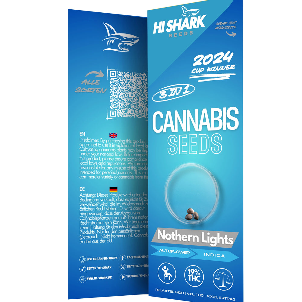 Autoflower cannabis samen bestellen bei www.hi-shark.com.