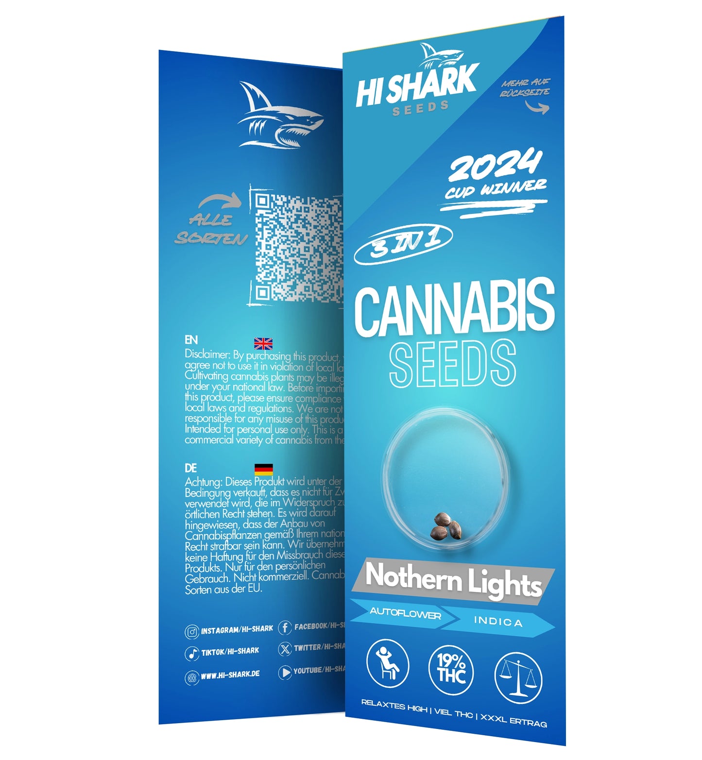 Autoflower cannabis samen bestellen bei www.hi-shark.com.